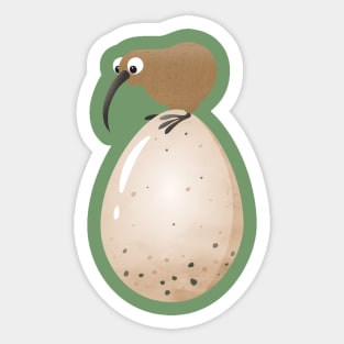 Kiwi Egg Sticker